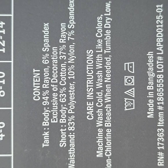 DKNY Tank and Shorts Set - Picture 2 of 4